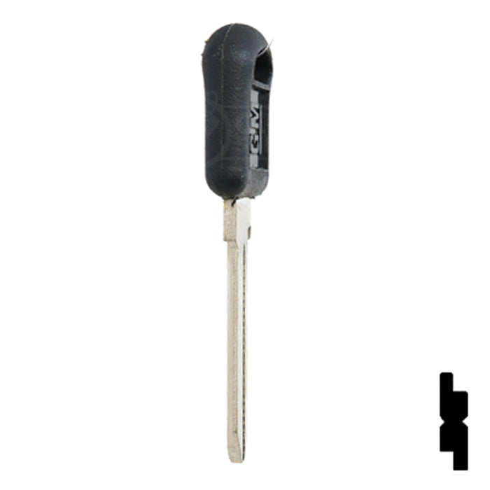 Uncut OEM Plastic Head Key Blank | GM | B92-P, P1109 Automotive Key Strattec