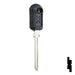Uncut OEM Plastic Head Key Blank | GM | B92-P, P1109 Automotive Key Strattec