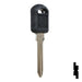 Uncut OEM Plastic Head Key Blank | GM | B92-P, P1109 Automotive Key Strattec