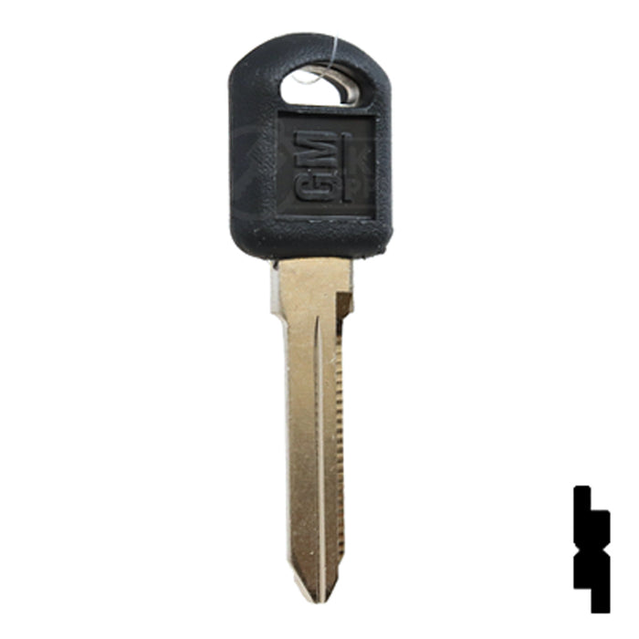 Uncut OEM Plastic Head Key Blank | GM | B92-P, P1109 Automotive Key Strattec