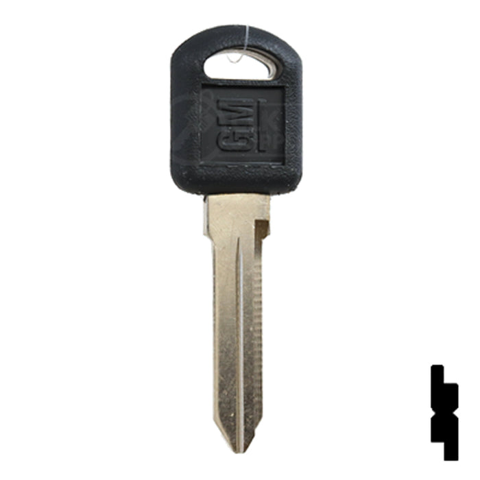 Uncut OEM Plastic Head Key Blank | GM | B92-P, P1109 Automotive Key Strattec