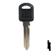 Uncut OEM Plastic Head Key Blank | GM | B92-P, P1109 Automotive Key Strattec