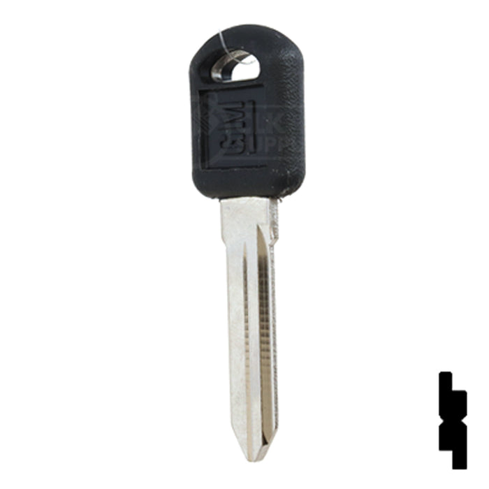 Uncut OEM Plastic Head Key Blank | GM | B92-P, P1109 Automotive Key Strattec
