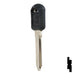 Uncut OEM Plastic Head Key Blank | GM | B92-P, P1109 Automotive Key Strattec