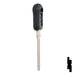 Uncut OEM Plastic Head Key Blank | GM | B92-P, P1109 Automotive Key Strattec
