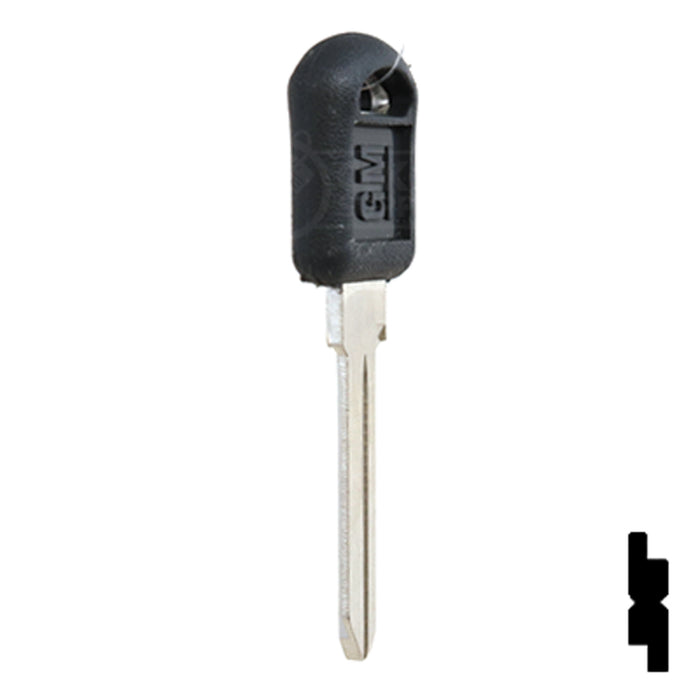 Uncut OEM Plastic Head Key Blank | GM | B92-P, P1109 Automotive Key Strattec
