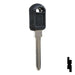 Uncut OEM Plastic Head Key Blank | GM | B92-P, P1109 Automotive Key Strattec