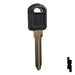 Uncut OEM Plastic Head Key Blank | GM | B92-P, P1109 Automotive Key Strattec