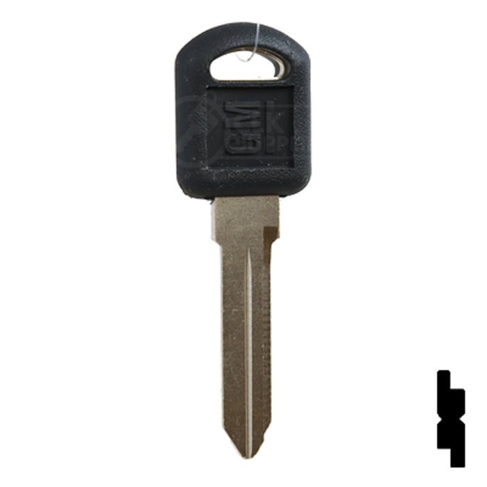 Uncut OEM Plastic Head Key Blank | GM | B92-P, P1109 Automotive Key Strattec