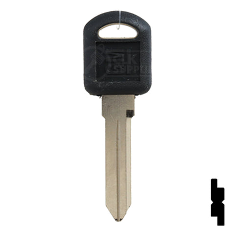 Uncut OEM Plastic Head Key Blank | GM | B92-P, P1109