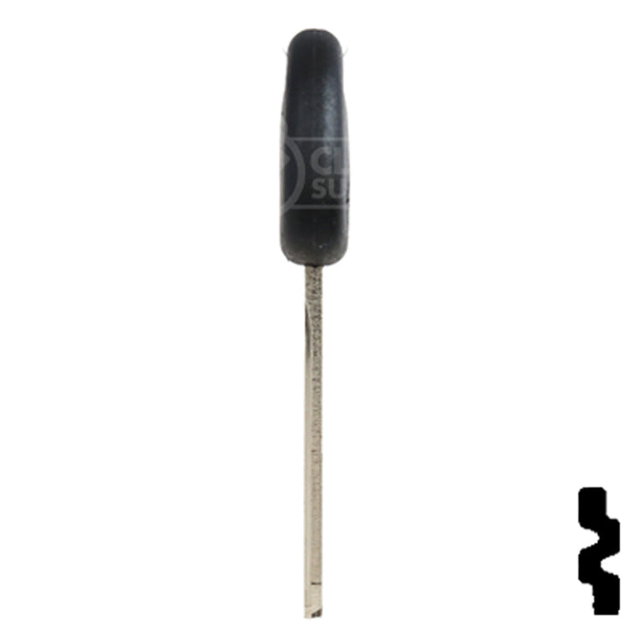 Uncut OEM Plastic Head Key Blank | Hyundai | 692068 Automotive Key Strattec