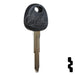 Uncut OEM Plastic Head Key Blank | Hyundai | 692068 Automotive Key Strattec