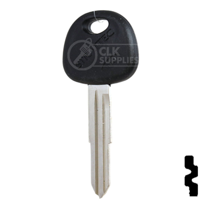 Uncut OEM Plastic Head Key Blank | Hyundai | 692068 Automotive Key Strattec