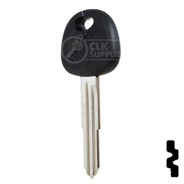 Uncut OEM Plastic Head Key Blank | Hyundai | 692068 Automotive Key Strattec