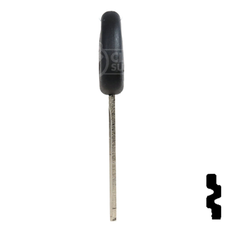 Uncut OEM Plastic Head Key Blank | Hyundai | 692068 Automotive Key Strattec