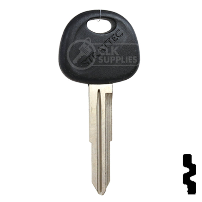 Uncut OEM Plastic Head Key Blank | Hyundai | 692068 Automotive Key Strattec