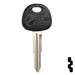 Uncut OEM Plastic Head Key Blank | Hyundai | 692068 Automotive Key Strattec