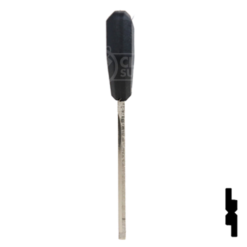 Uncut OEM Plastic Head Key | Chrysler | Y157P (10pk) Automotive Key Strattec