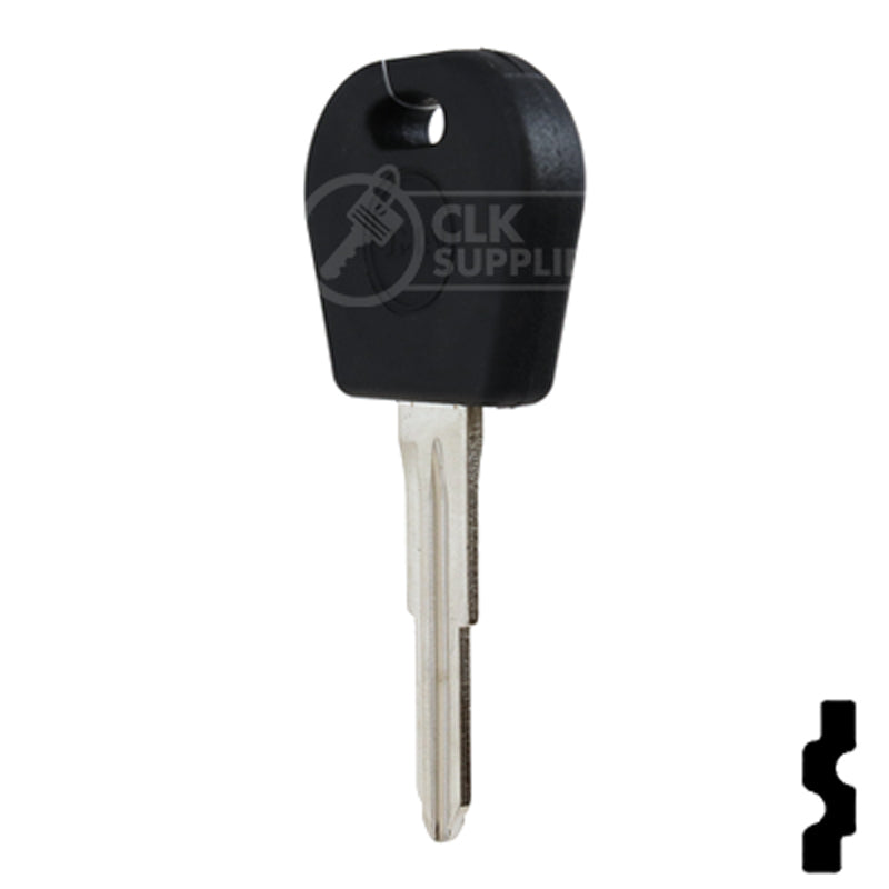Uncut OEM Transponder Key Blank | Chevrolet Aveo, Pontiac G3 (DWO4RT6) 48 Chip Automotive Key JMA USA