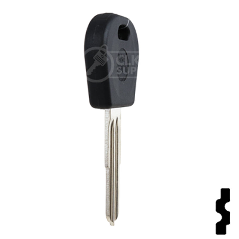 Uncut OEM Transponder Key Blank | Chevrolet Aveo, Pontiac G3 (DWO4RT6) 48 Chip Automotive Key JMA USA