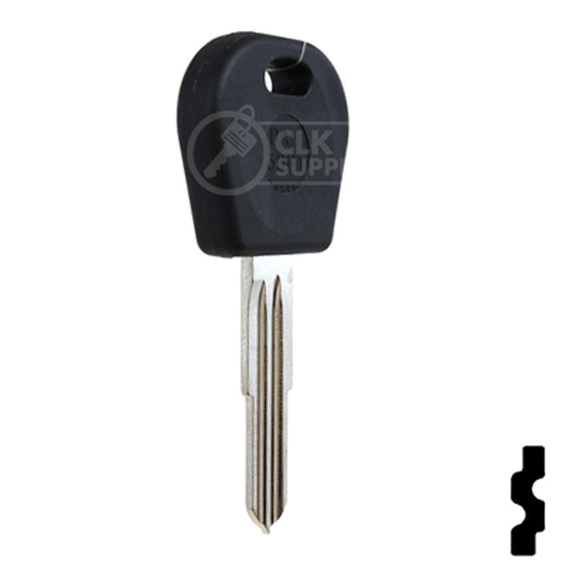 Uncut OEM Transponder Key Blank | Chevrolet Aveo, Pontiac G3 (DWO4RT6) 48 Chip Automotive Key JMA USA