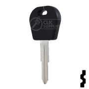 Uncut OEM Transponder Key Blank | Chevrolet Aveo, Pontiac G3 (DWO4RT6) 48 Chip Automotive Key JMA USA