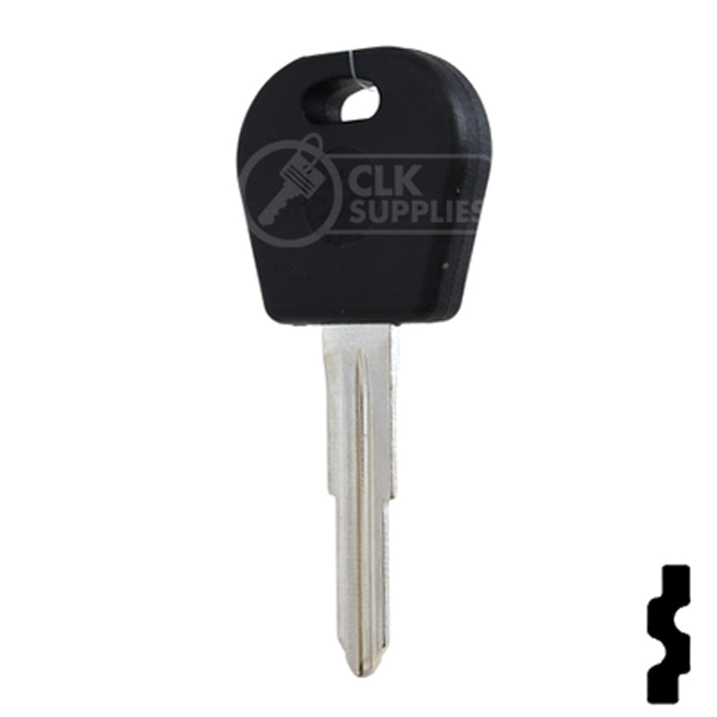 Uncut OEM Transponder Key Blank | Chevrolet Aveo, Pontiac G3 (DWO4RT6) 48 Chip Automotive Key JMA USA