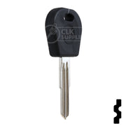 Uncut OEM Transponder Key Blank | Chevrolet Aveo, Pontiac G3 (DWO4RT6) 48 Chip Automotive Key JMA USA