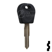 Uncut OEM Transponder Key Blank | Chevrolet Aveo, Pontiac G3 (DWO4RT6) 48 Chip Automotive Key JMA USA