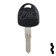 Uncut Plastic Head Cloneable RW Key Blank | Cadillac, Opel | HU46T5 Automotive Key JMA USA