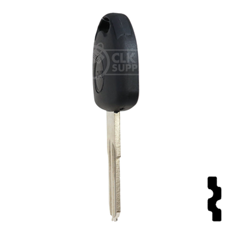 Uncut Plastic Head Cloneable RW Key Blank | Cadillac, Opel | HU46T5 Automotive Key JMA USA