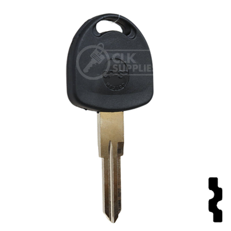 Uncut Plastic Head Cloneable RW Key Blank | Cadillac, Opel | HU46T5 Automotive Key JMA USA