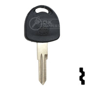 Uncut Plastic Head Cloneable RW Key Blank | Cadillac, Opel | HU46T5 Automotive Key JMA USA