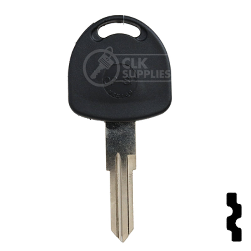 Uncut Plastic Head Cloneable RW Key Blank | Cadillac, Opel | HU46T5 Automotive Key JMA USA