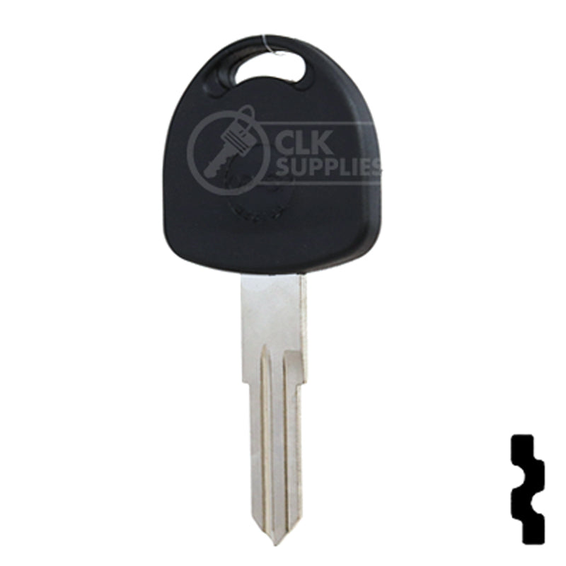 Uncut Plastic Head Cloneable RW Key Blank | Cadillac, Opel | HU46T5 Automotive Key JMA USA