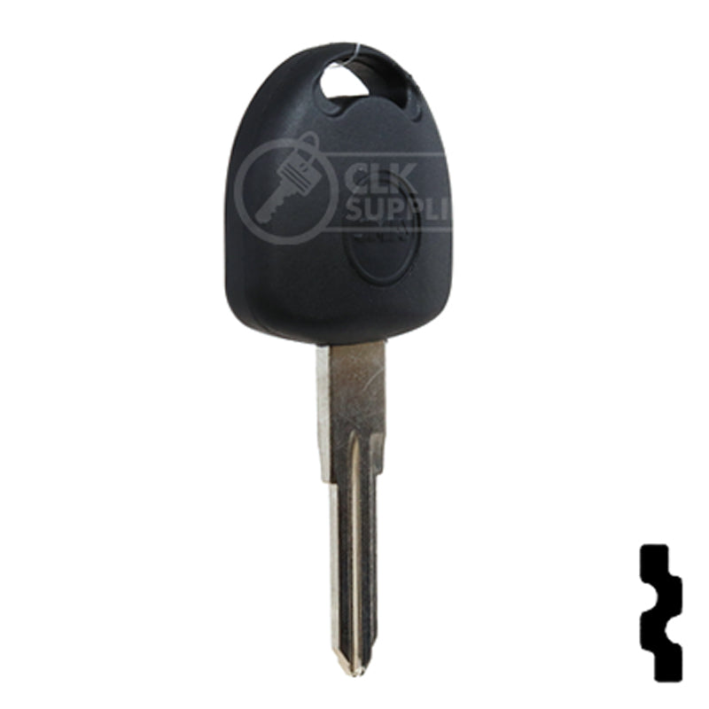 Uncut Plastic Head Cloneable RW Key Blank | Cadillac, Opel | HU46T5 Automotive Key JMA USA