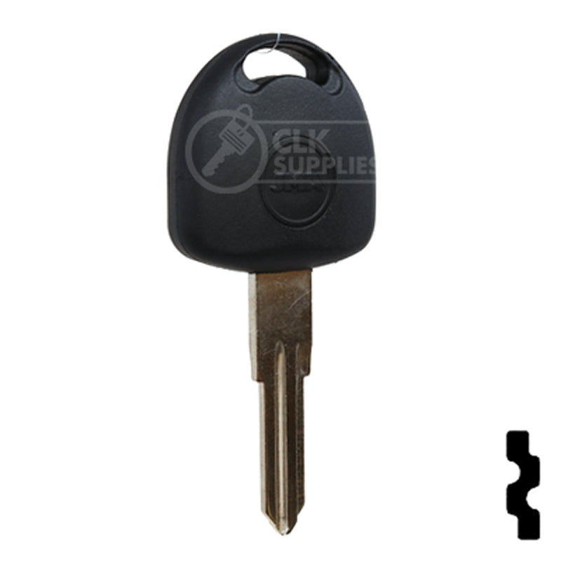 Uncut Plastic Head Cloneable RW Key Blank | Cadillac, Opel | HU46T5 Automotive Key JMA USA