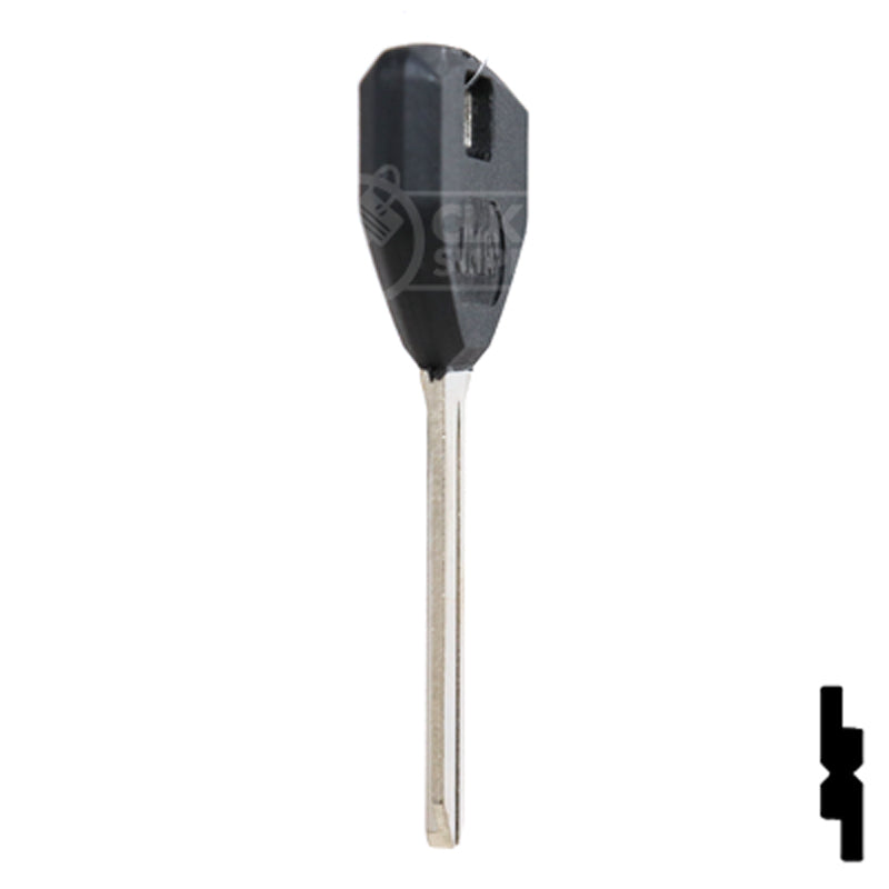 Uncut Plastic Head Key Blank | Chrysler | CHR-9.P Automotive Key JMA USA