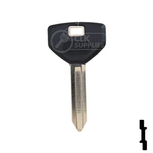 Uncut Plastic Head Key Blank | Chrysler, Dodge, Jeep | Y155-P Automotive Key JMA USA