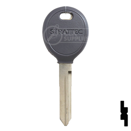 Uncut Plastic Head Key Blank | Chrysler | Y165 Automotive Key Strattec