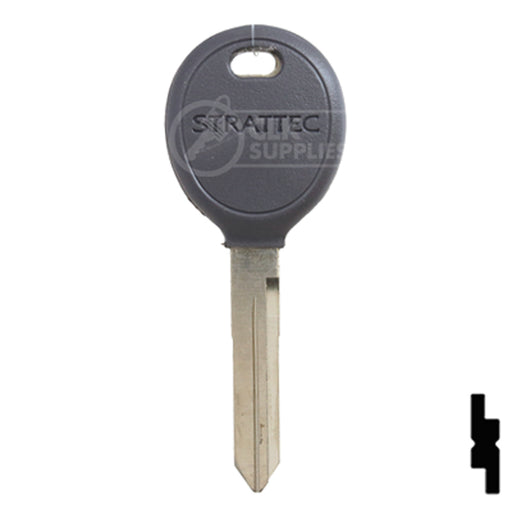 Uncut Plastic Head Key Blank | Chrysler | Y165 Automotive Key Strattec