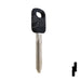 Uncut Plastic Head Key Blank | Ford | H75P, 1196FD Automotive Key JMA USA