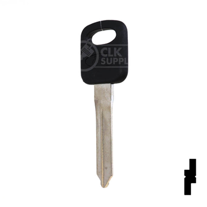Uncut Plastic Head Key Blank | Ford | H75P, 1196FD Automotive Key JMA USA