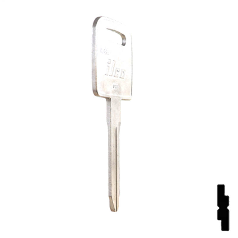 Uncut Plastic Head Key Blank | Freightliner | 1588 Automotive Key Ilco