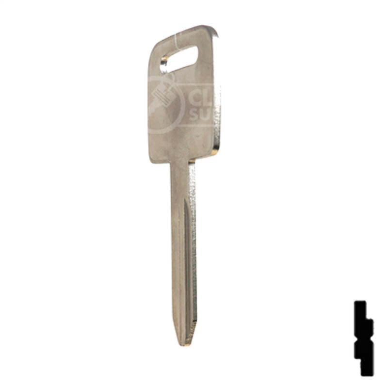 Uncut Plastic Head Key Blank | Freightliner | 1588 — CLK Supplies