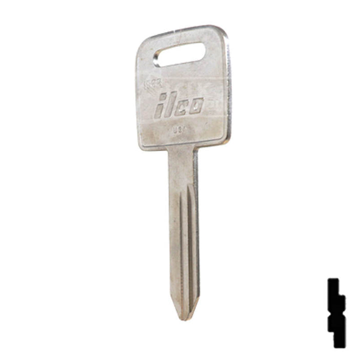 Uncut Plastic Head Key Blank | Freightliner | 1588 Automotive Key Ilco