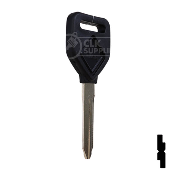 Uncut Plastic Head Key Blank | Freightliner | 1629-P Automotive Key Ilco