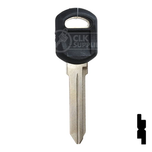 Uncut Plastic Head Key Blank | GM | B92P Automotive Key JMA USA