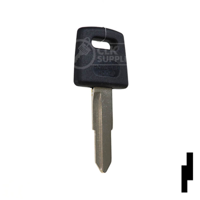 Uncut Plastic Head Key Blank | Honda |  X138-P, HD75-P Automotive Key JMA USA