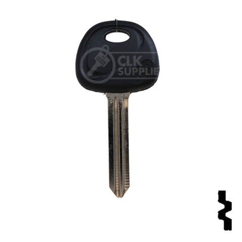 Uncut Plastic Head Key Blank | Hyundai | X282-P, HY17-P